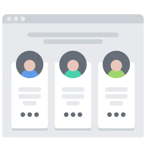 illustration of role profiles for a tech resume